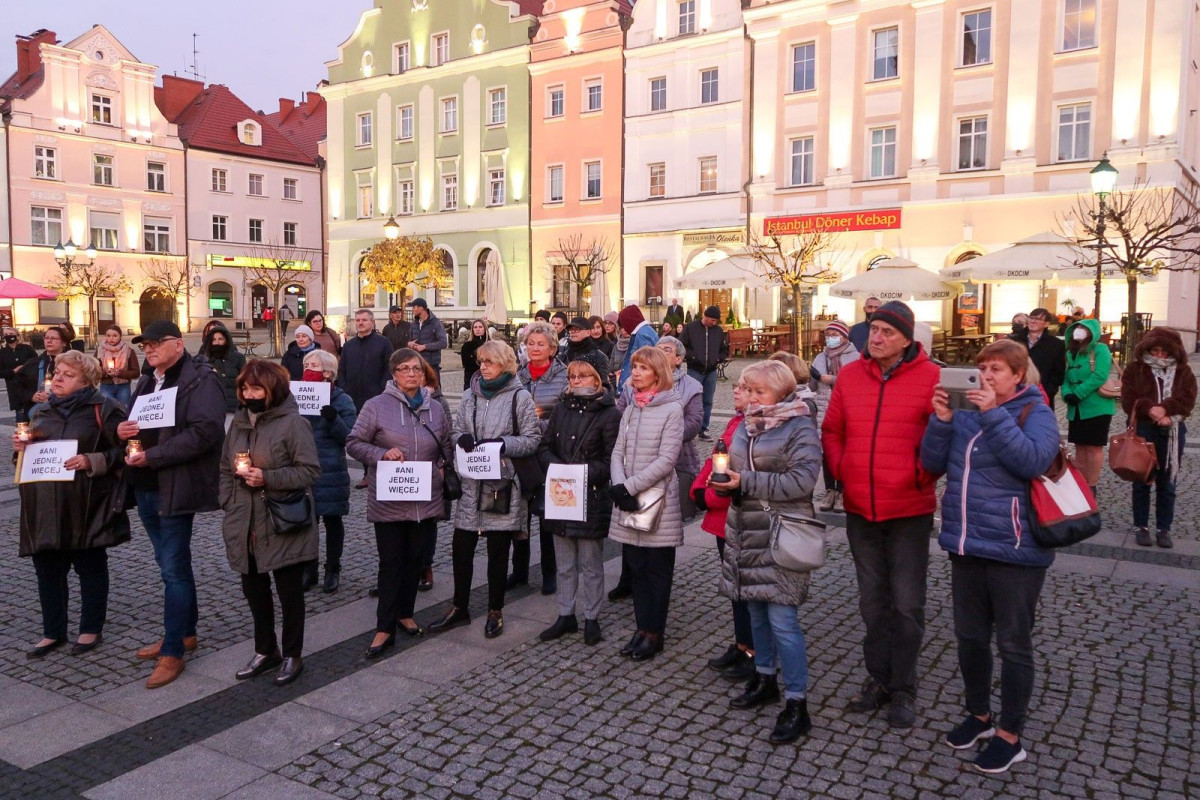 Protest w Bolesławcu 