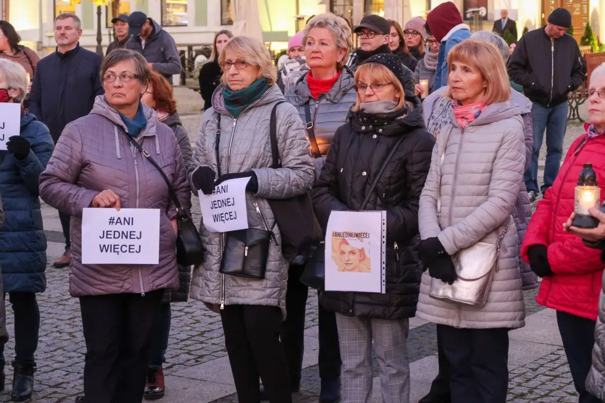 Protest w Bolesławcu "Ani Jednej Więcej"