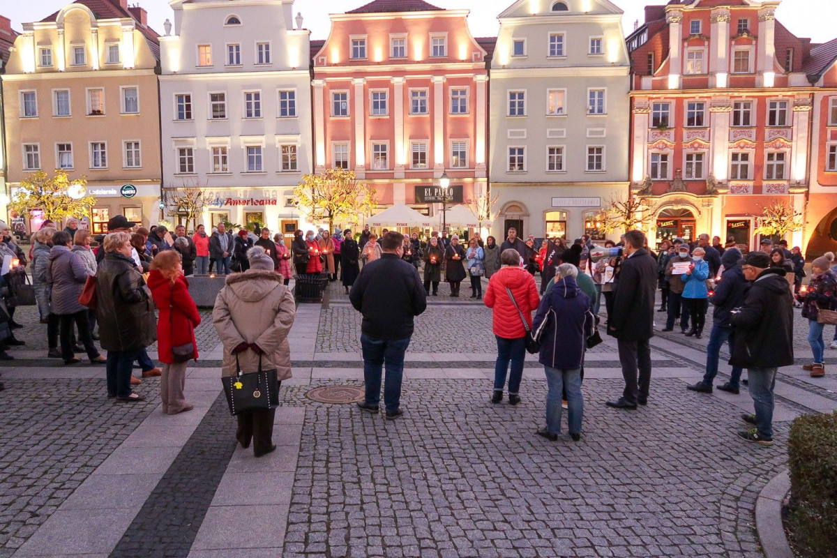 Protest w Bolesławcu 