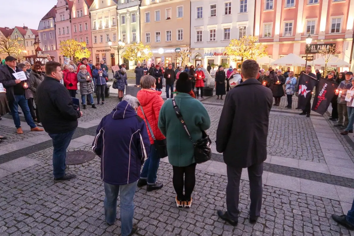 Protest w Bolesławcu "Ani Jednej Więcej"