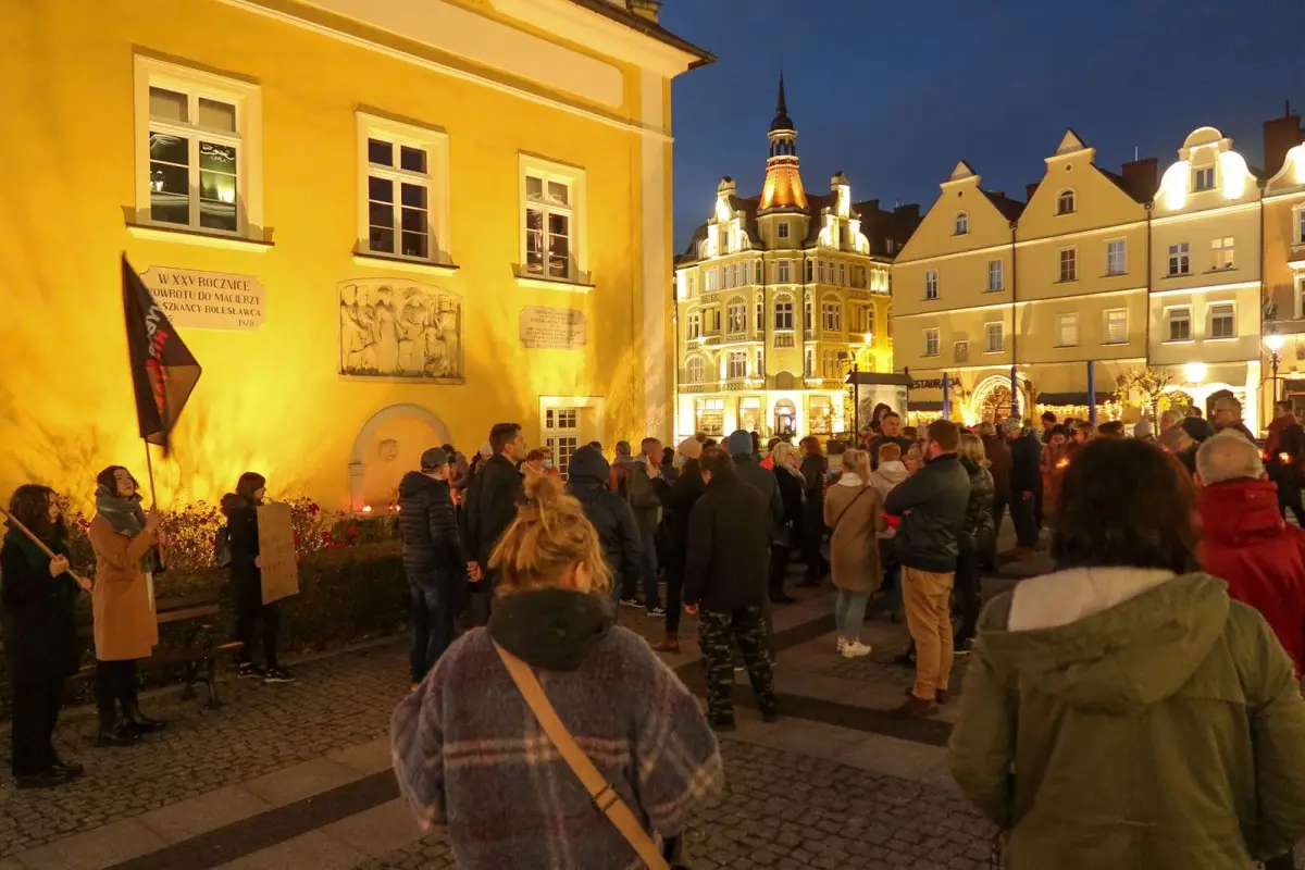 Protest w Bolesławcu "Ani Jednej Więcej"