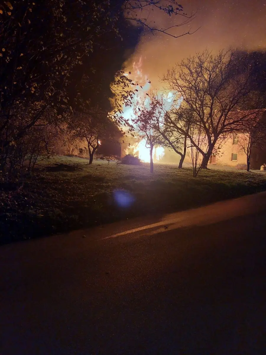 Pożar w Tomaszowie Bolesławieckim