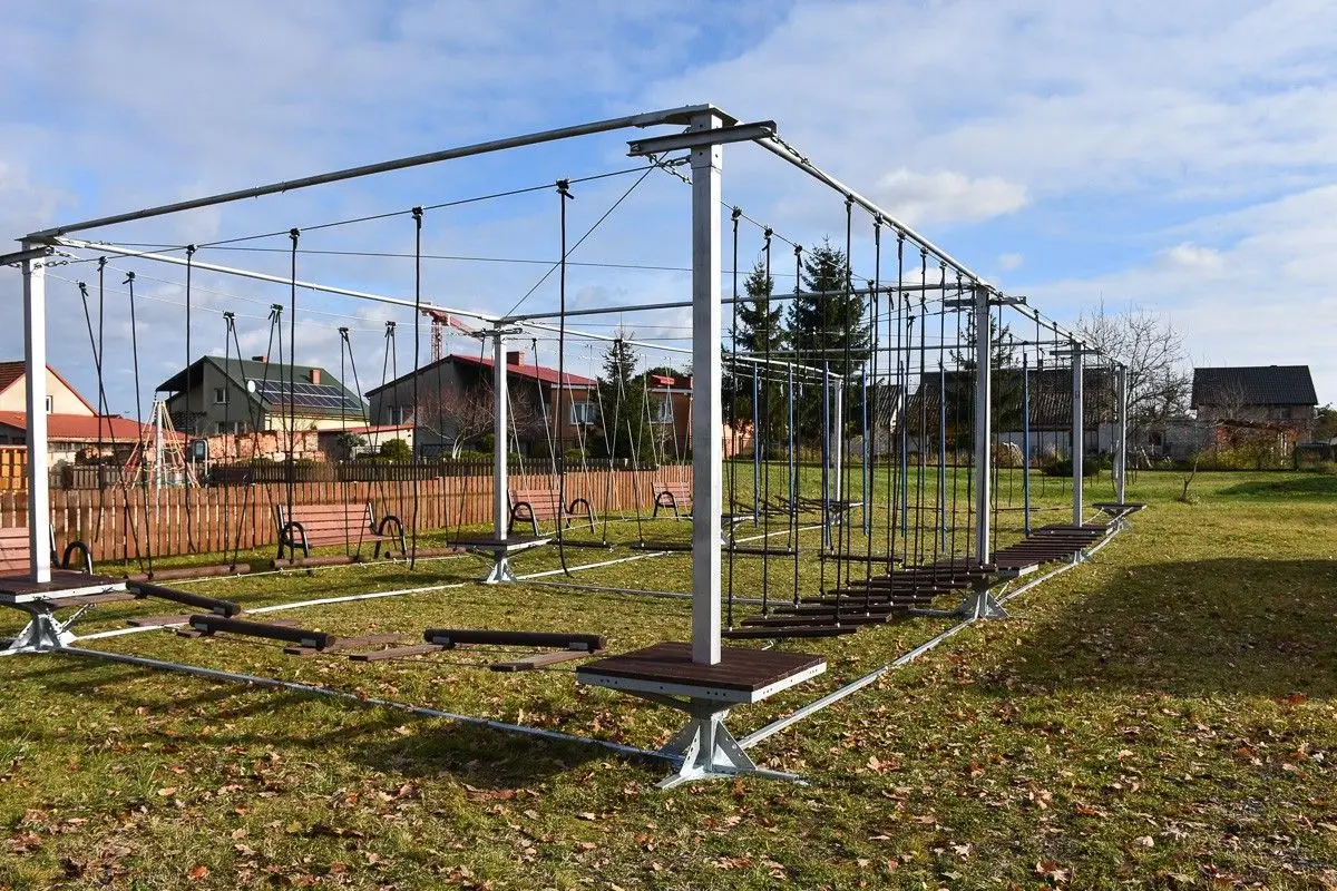 Park linowy w Gromadce
