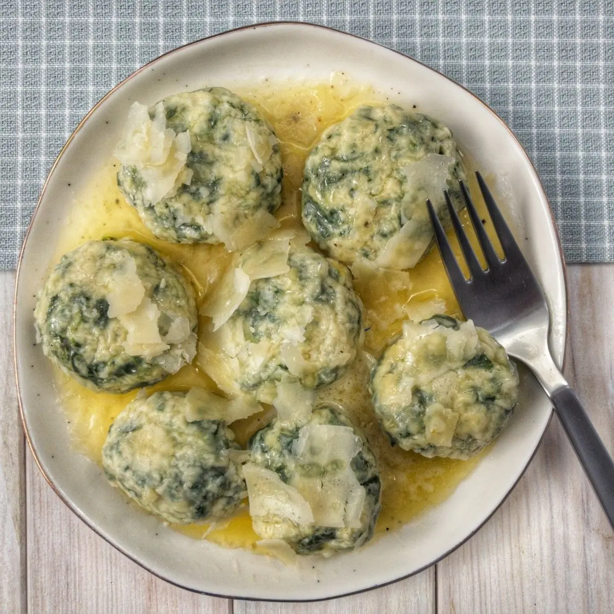 Gnudi ze szpinakiem
