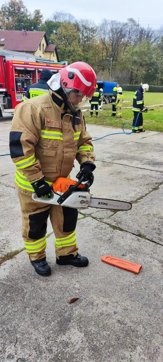 Strażacy ochotnicy na kursie w KP PSP Bolesławiec