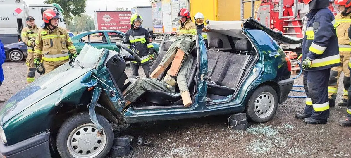 Strażacy ochotnicy na kursie w KP PSP Bolesławiec