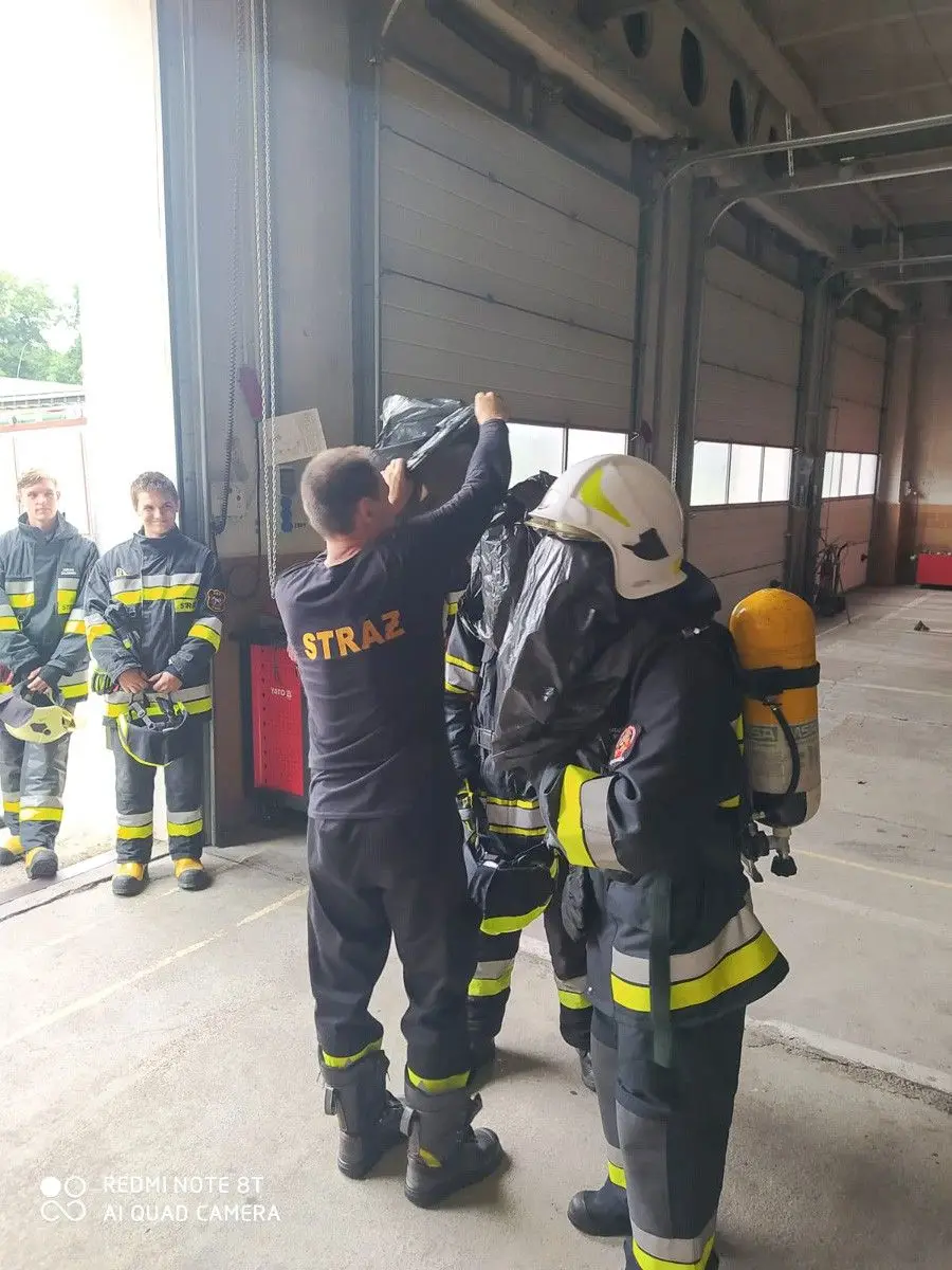 Strażacy ochotnicy na kursie w KP PSP Bolesławiec