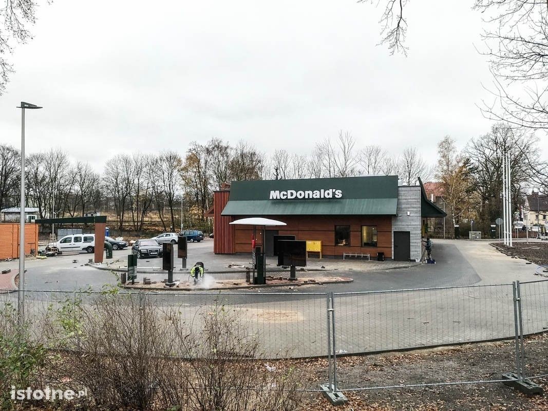 McDonald's w Bolesławcu - prace budowalne na finiszu