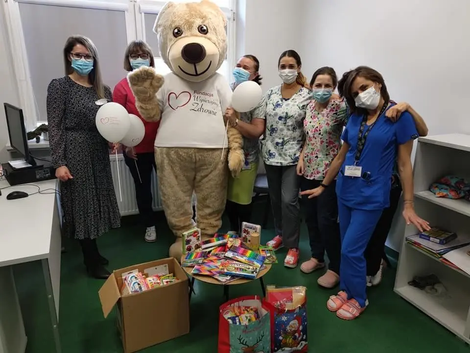Prezenty dla pacjentów oddziału pediatrycznego w ZOZ-ie Bolesławiec