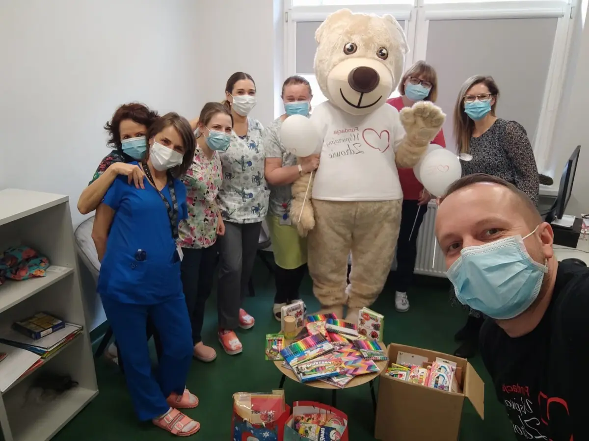 Prezenty dla pacjentów oddziału pediatrycznego w ZOZ-ie Bolesławiec