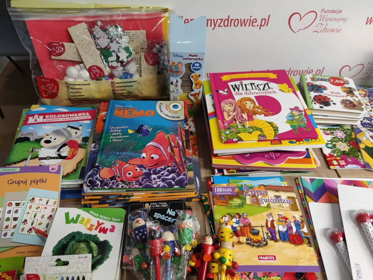 Prezenty dla pacjentów oddziału pediatrycznego w ZOZ-ie Bolesławiec