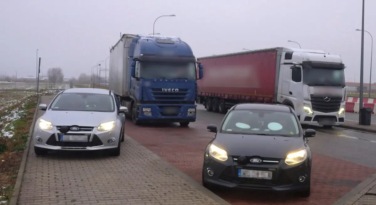 Kontrole pojazdów ciężarowych na autostradach