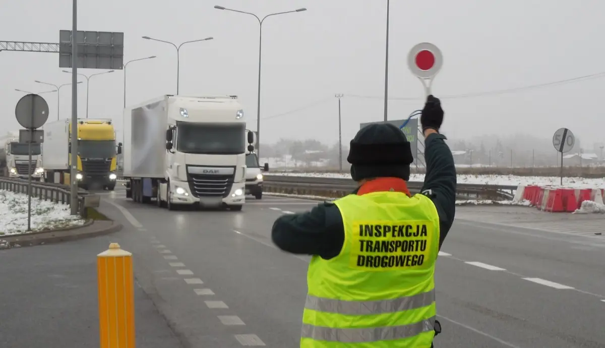 Kontrole pojazdów ciężarowych na autostradach