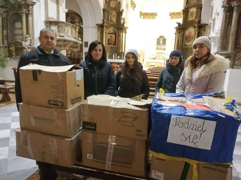 Paczki z Bolesławca trafiły do ukraińskiego Zbaraża