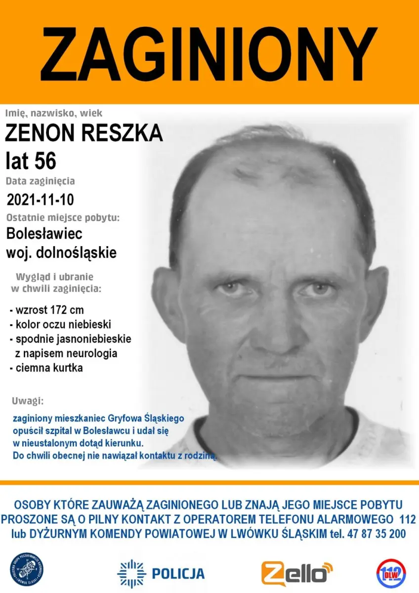 Zaginiony