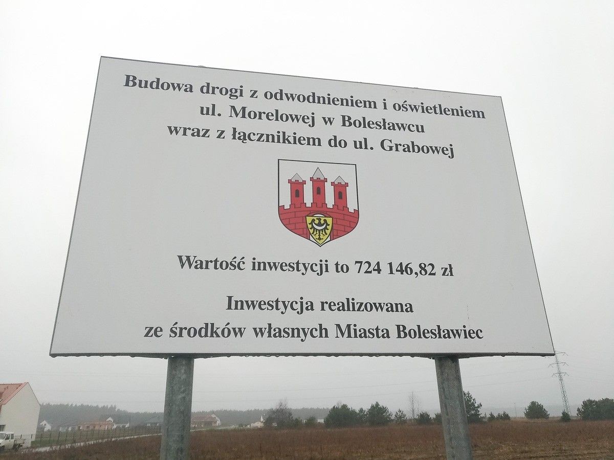 Ulica Morelowa w Bolesławcu