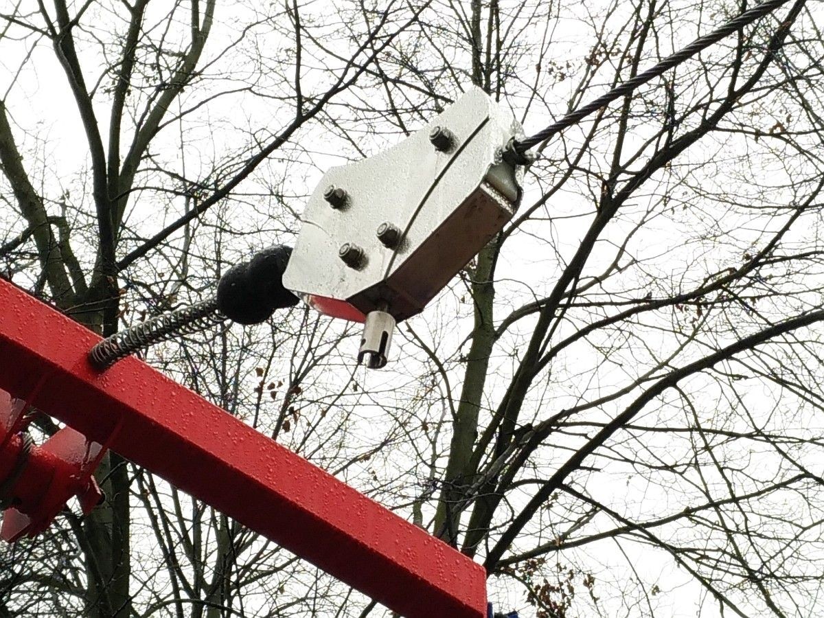 Tyrolka na placu zabaw przy ulicy Łukasiewicza