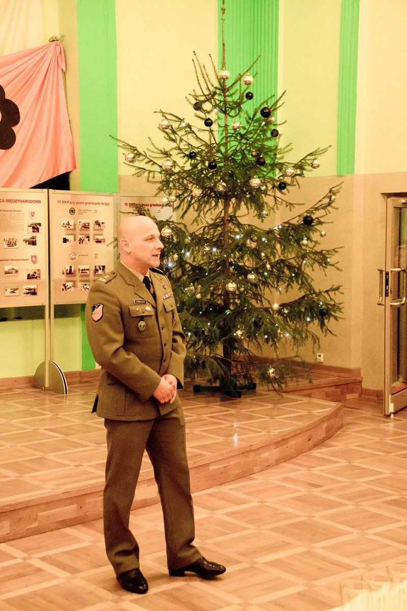 Spotkanie wigilijne u świętoszowskich pancerniaków