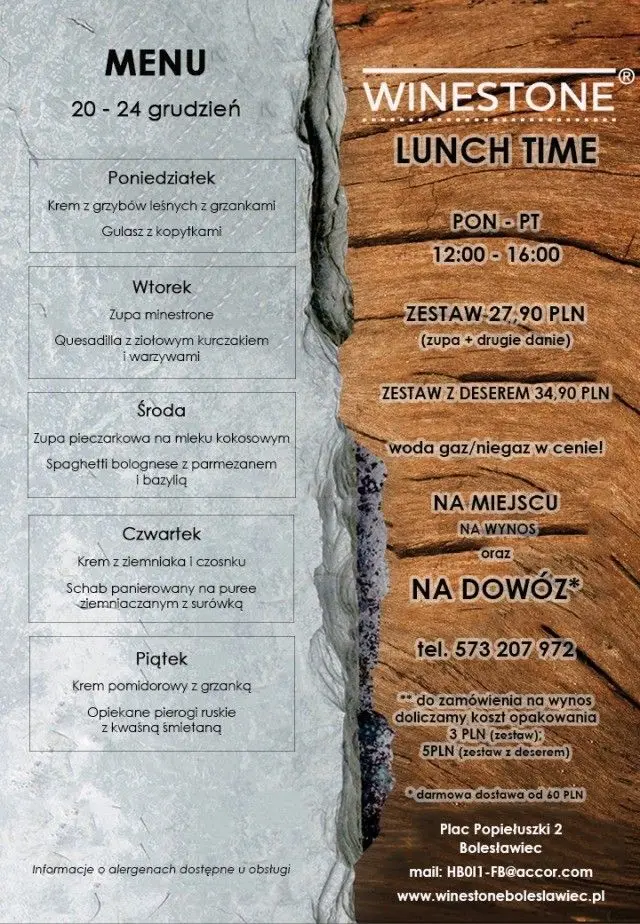 Obiadowy zestaw dnia z dowozem – co w tym tygodniu?