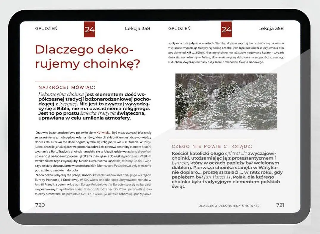 Fragment ebooka „Lekcje religii na Boże Narodzienie”