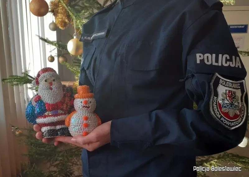 Ozdoby świąteczne przygotowane przez 6-letnią Weronikę z Bolesławca