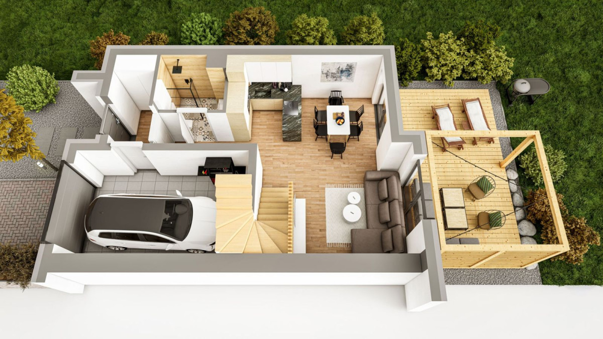 ZABOBRZE Park, osiedle nowoczesnych domów