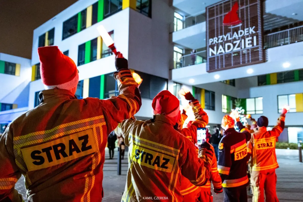 Fotorelacja z wizyty strażaków w Przylądku Nadziei