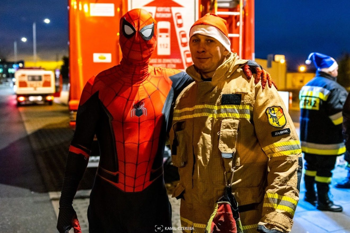 Fotorelacja z wizyty strażaków w Przylądku Nadziei