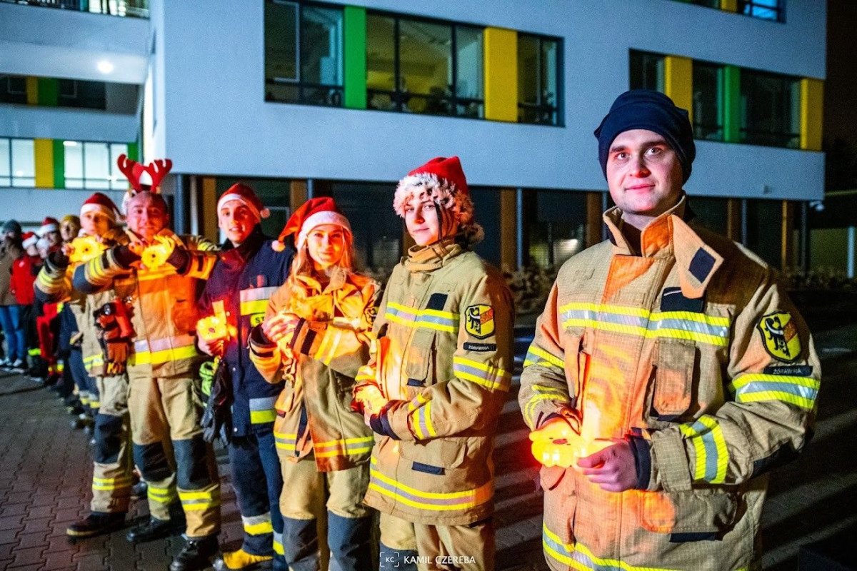 Fotorelacja z wizyty strażaków w Przylądku Nadziei