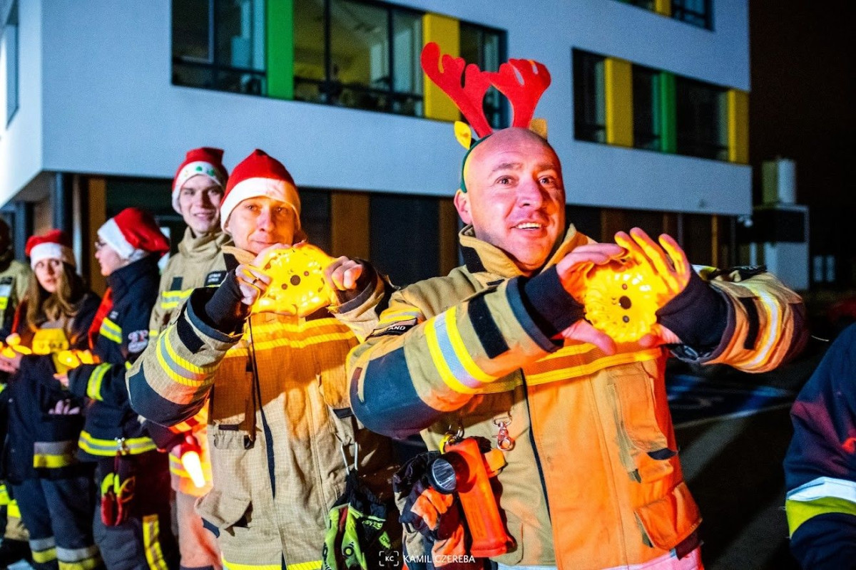 Fotorelacja z wizyty strażaków w Przylądku Nadziei