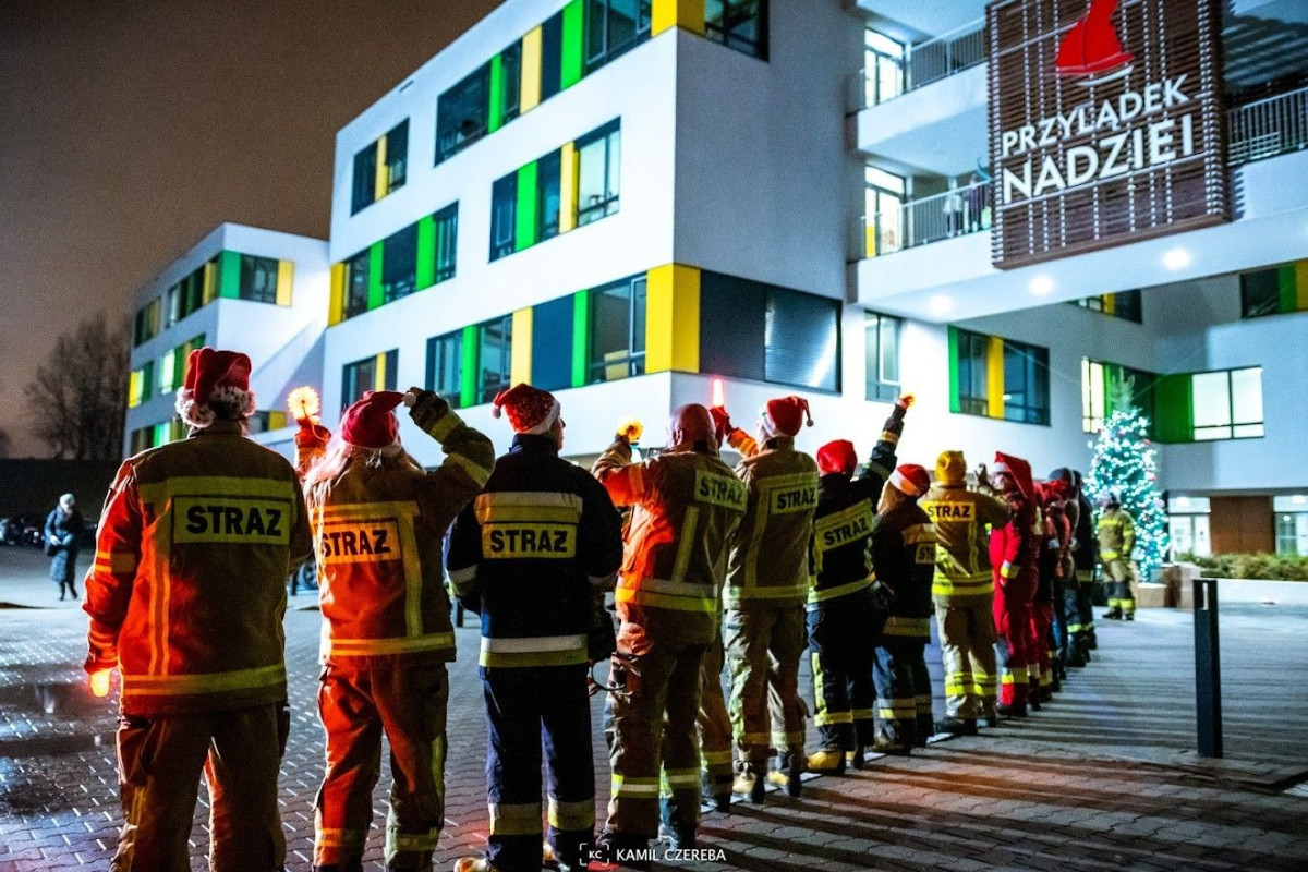 Fotorelacja z wizyty strażaków w Przylądku Nadziei