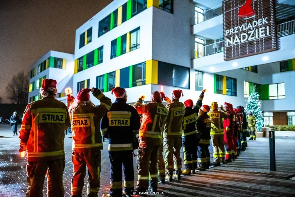 Fotorelacja z wizyty strażaków w Przylądku Nadziei