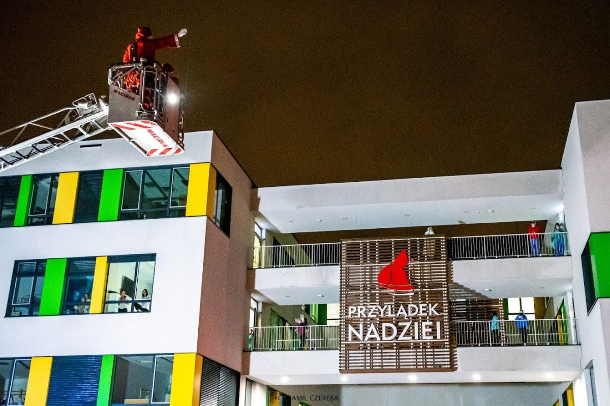 Fotorelacja z wizyty strażaków w Przylądku Nadziei