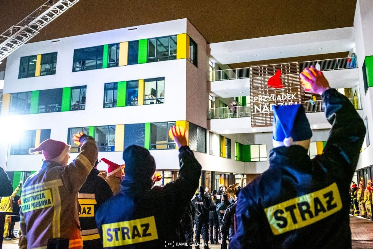 Fotorelacja z wizyty strażaków w Przylądku Nadziei