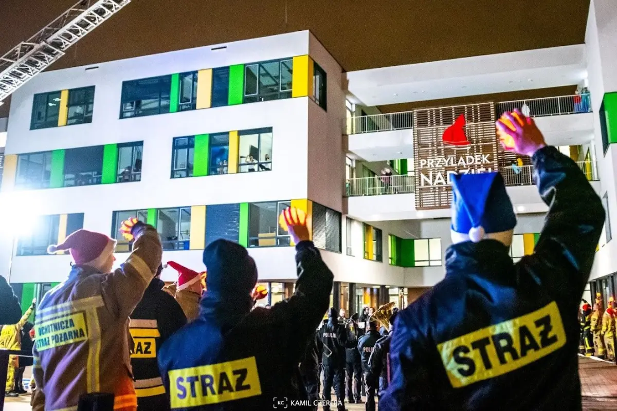 Fotorelacja z wizyty strażaków w Przylądku Nadziei