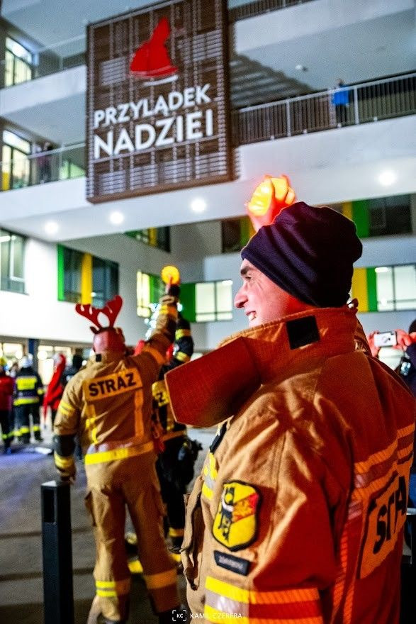 Fotorelacja z wizyty strażaków w Przylądku Nadziei