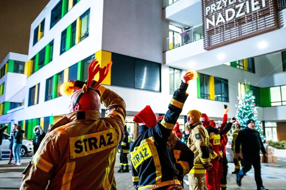 Fotorelacja z wizyty strażaków w Przylądku Nadziei