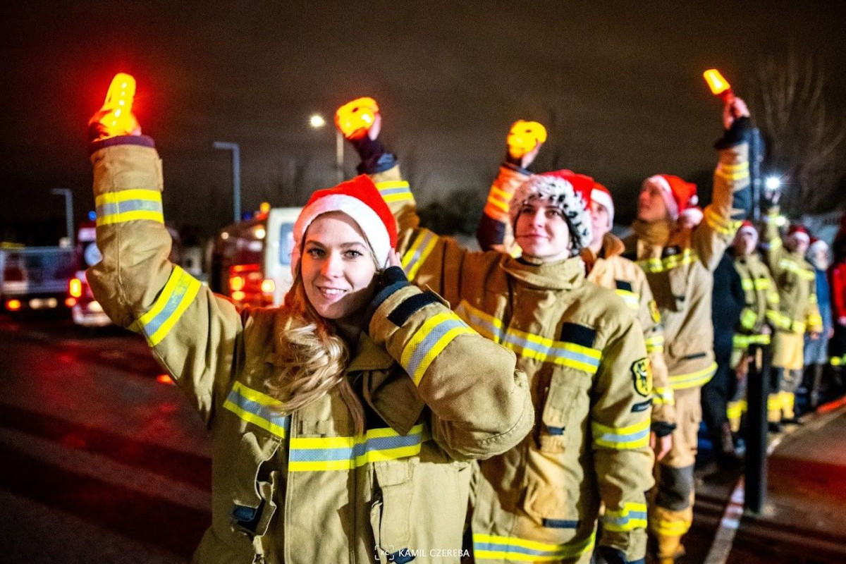 Fotorelacja z wizyty strażaków w Przylądku Nadziei