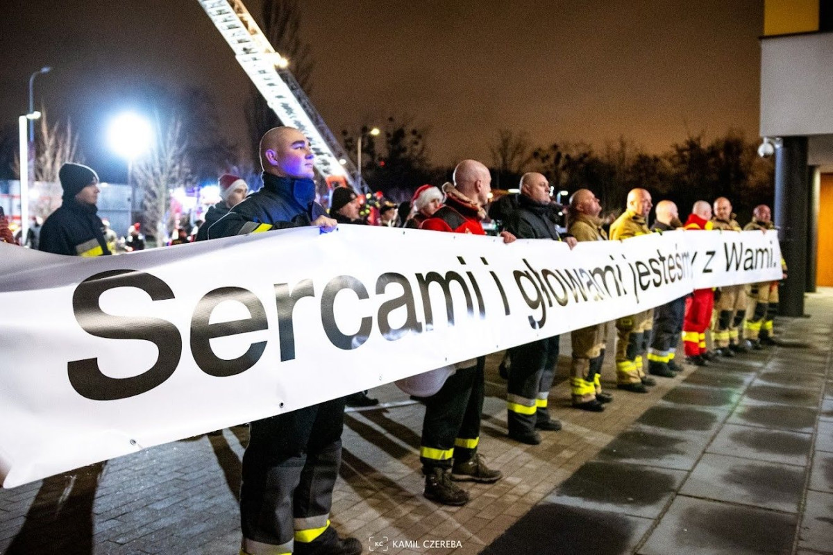Fotorelacja z wizyty strażaków w Przylądku Nadziei