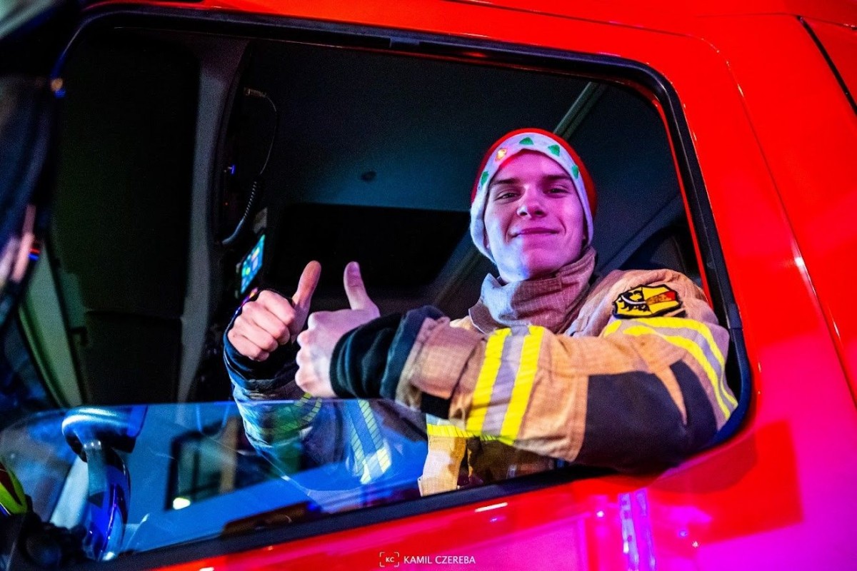 Fotorelacja z wizyty strażaków w Przylądku Nadziei