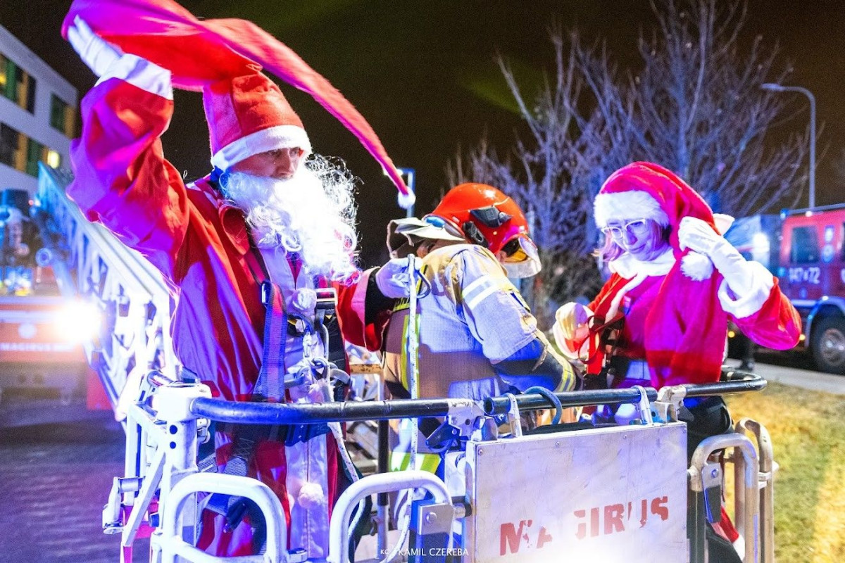 Fotorelacja z wizyty strażaków w Przylądku Nadziei