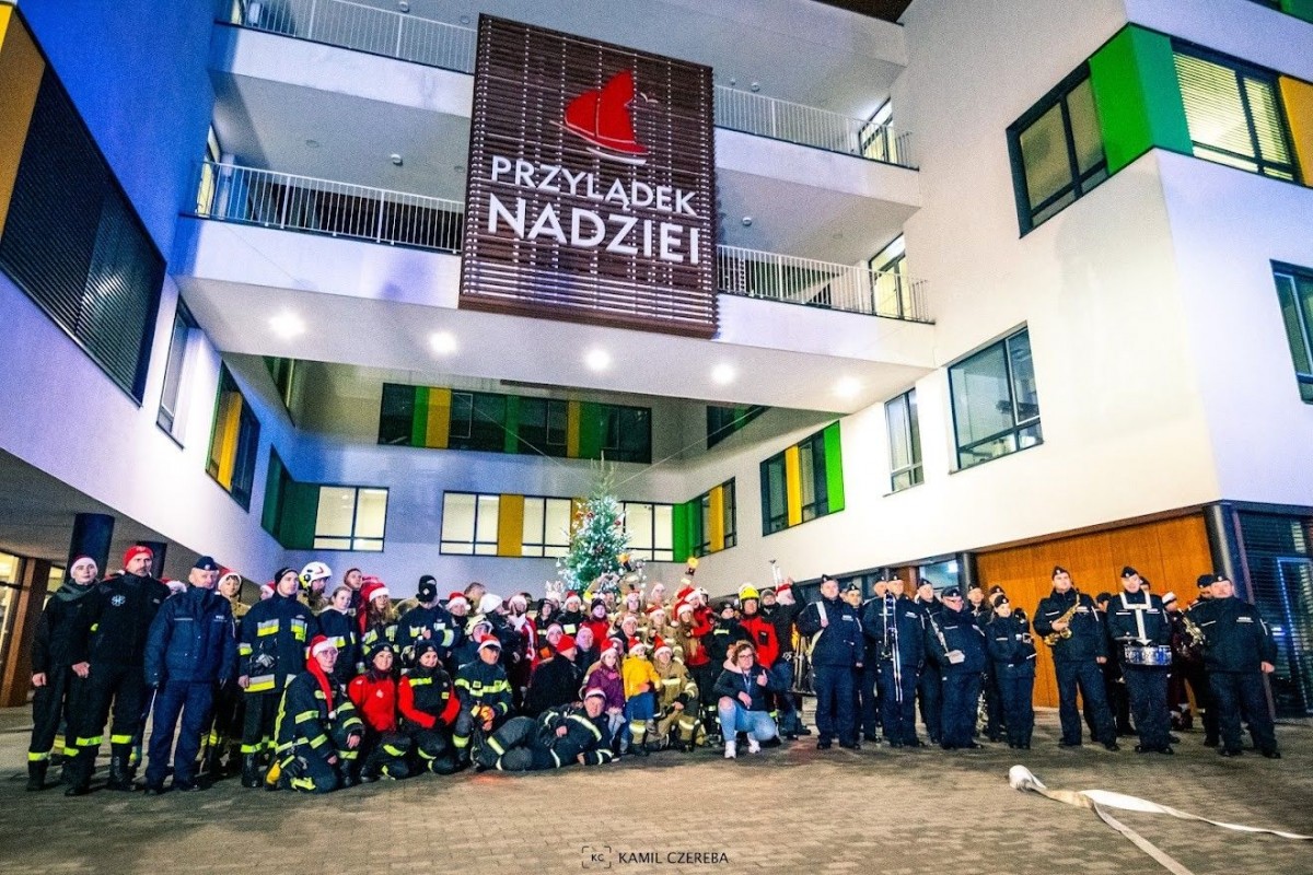 Fotorelacja z wizyty strażaków w Przylądku Nadziei