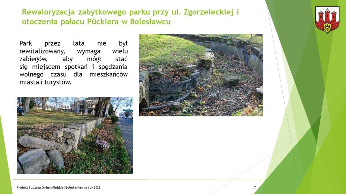 Prezentacja dotycząca budżetu Miasta Bolesławiec na ten rok