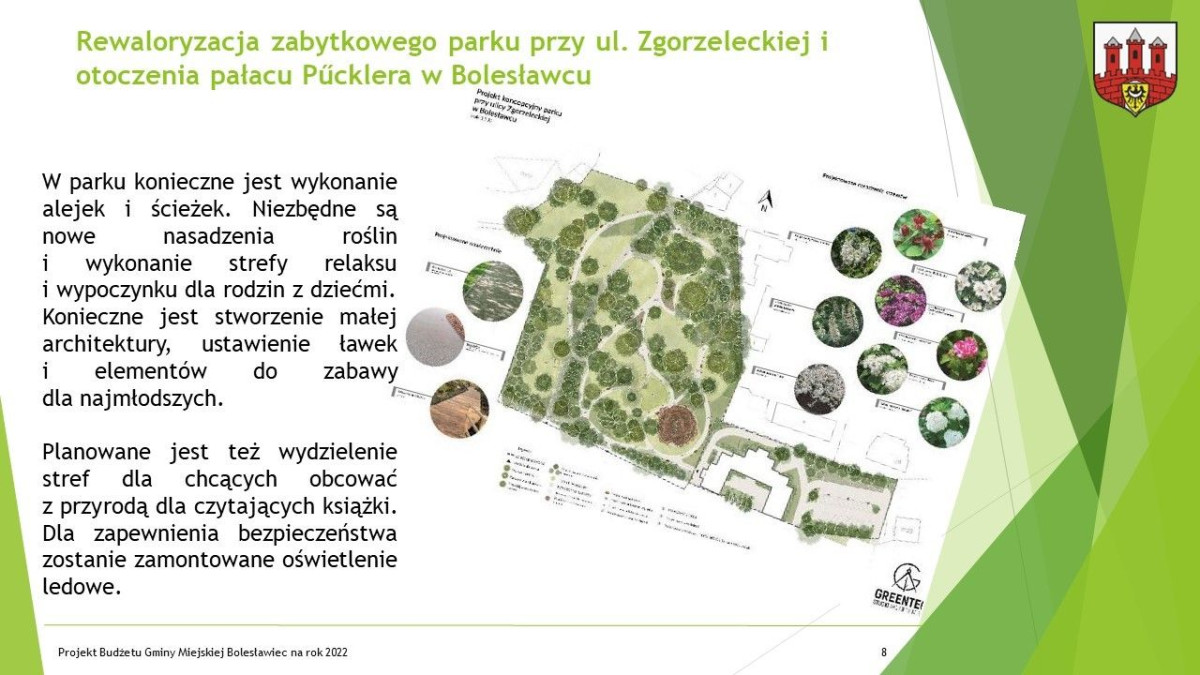 Prezentacja dotycząca budżetu Miasta Bolesławiec na ten rok