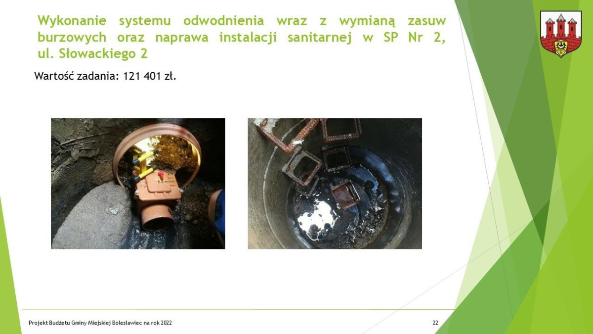 Prezentacja dotycząca budżetu Miasta Bolesławiec na ten rok