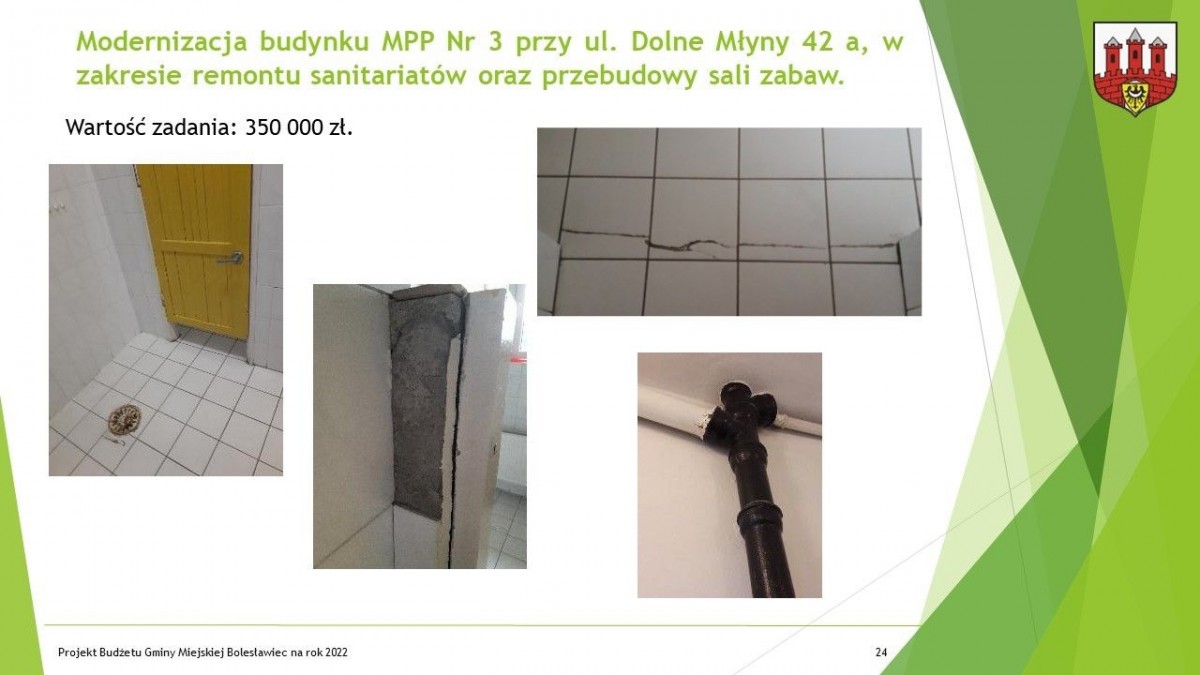 Prezentacja dotycząca budżetu Miasta Bolesławiec na ten rok