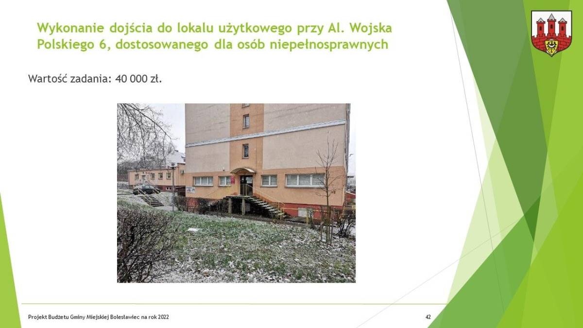 Prezentacja dotycząca budżetu Miasta Bolesławiec na ten rok