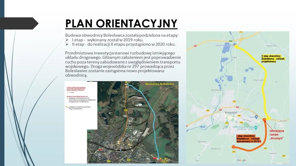 Prezentacja dot. II etapu budowy obwodnicy Bolesławca