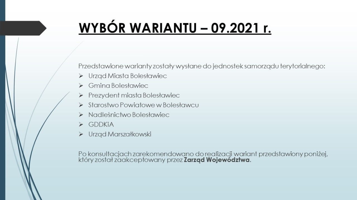 Prezentacja dot. II etapu budowy obwodnicy Bolesławca