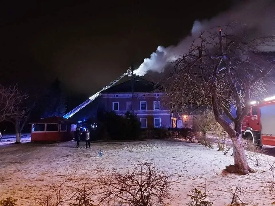 Пожежа димоходу в Szczytnica